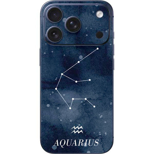 Aquarius Constellation iPhone 17 Pro Skin